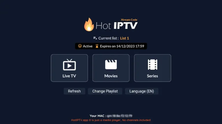 Hot player IPTV Best IPTV App Smart TV (2026 New update)